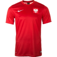 Polska - juniorska replika koszulki reprezentacji Polski 2016-2017 (NIKE) czerwona