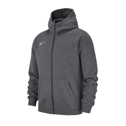 Bluza juniorska Nike JR Team Club 19 Fullzip Fleece Hoody rozmiar S (128 cm) szara