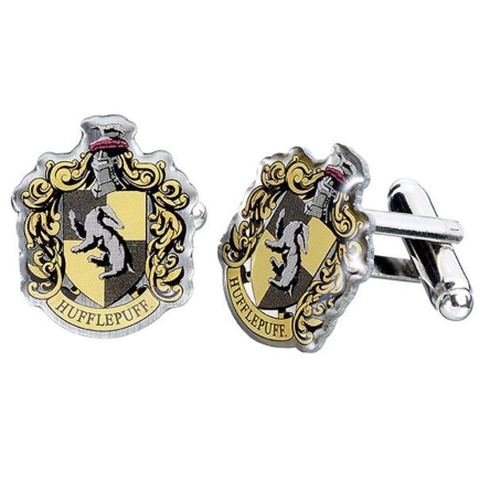Harry Potter - spinki posrebrzane Hufflepuff