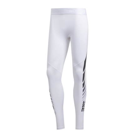 Leginsy adidas AlphaSkin Sport Moto Pack LT rozmiar M białe Spodnie
