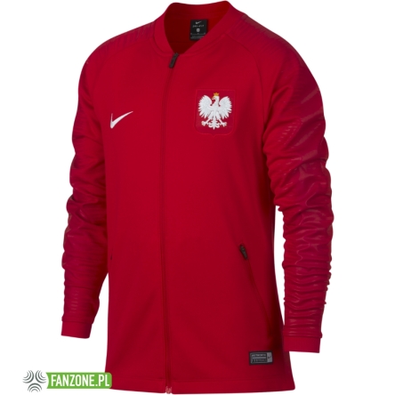 Polska - juniorska bluza rozpinana 2018-2019 (NIKE) rozmiar 140-152 cm
