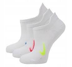 Skarpety damskie Nike Everyday Plus 3Pak W rozmiar M (38-42) białe