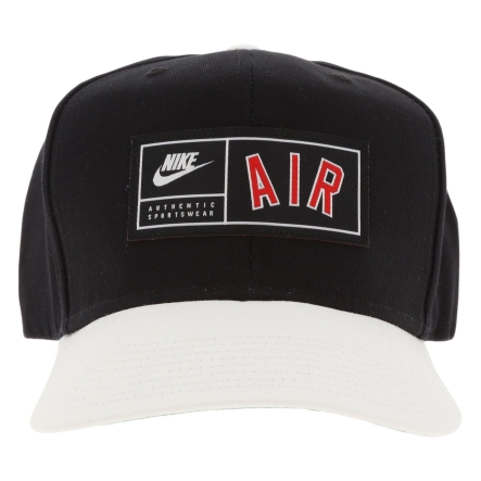 CZAPKA Z DASZKIEM NIKE NSW PRO CAP NIKE AIR rozmiar MISC czarna/biała