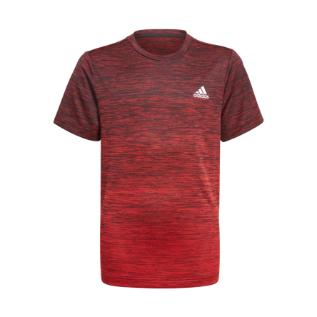 Koszulka juniorska adidas JR Gradient  rozmiar 152 cm czerwona