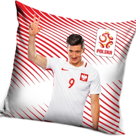 Polska - poszewka na poduszkę Lewandowski
