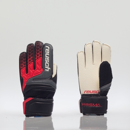 Rękawice juniorskie Reusch Prisma RG Easy Fit Junior rozmiar 7 czarne/czerwone