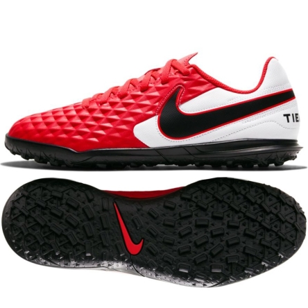 BUTY PIŁKARSKIE JUNIORSKIE NIKE TIEMPO LEGEND 8 CLUB IC rozmiar 30 czerwone