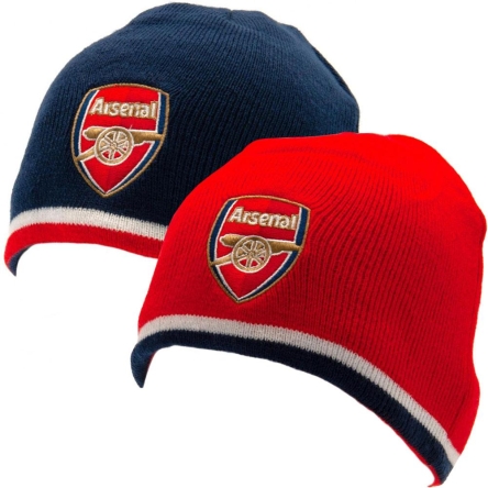 Arsenal Londyn - czapka zimowa dwustronna