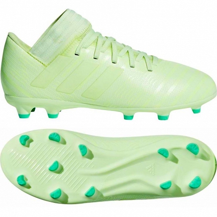 Buty piłkarskie Adidas Nemeziz 17.3 FG Jr zielone rozmiar 37 1/3