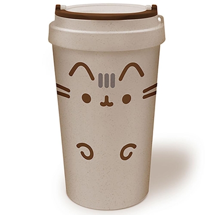 Pusheen - kubek podróżny eko