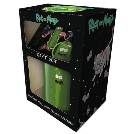 Rick i Morty - kubek z podstawką