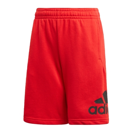 Spodenki juniorskie adidas JR Must Haves rozmiar XL (176 cm) czerwone