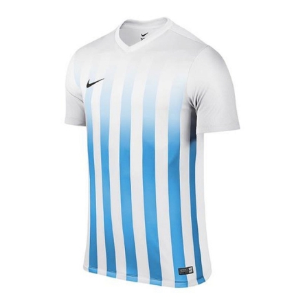 Koszulka Nike T-Shirt Striped Division Jersey II rozmiar S biała/błękitna