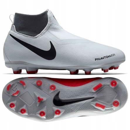 Buty piłkarskie juniorskie Nike Phantom VSN Academy DF FG rozmiar 35 szare