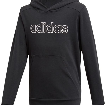 Bluza juniorska Adidas adidas JR Essentials Commercial Linear Hoodie rozmiar XL (176 cm) czarna