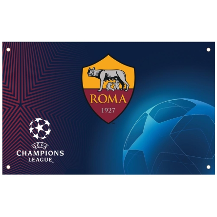 AS Roma - flaga Champions League