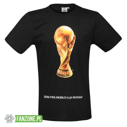 T-SHIRT PUCHAR ŚWIATA MŚ CZARNY