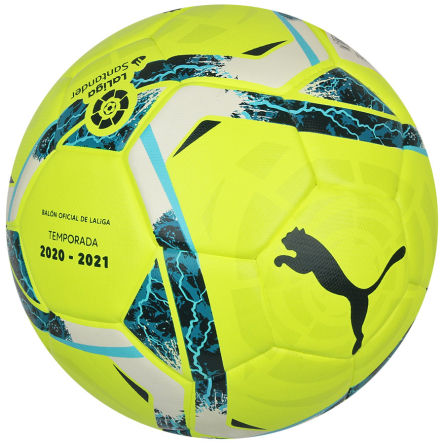 Piłka Puma LaLiga Adrenalina Hybrid Ball rozmiar 5 żółta