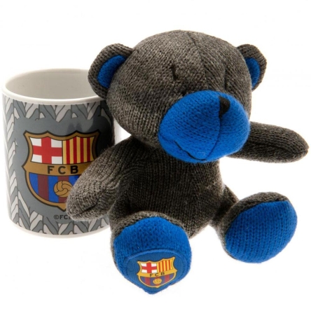 FC Barcelona - kubek + maskotka
