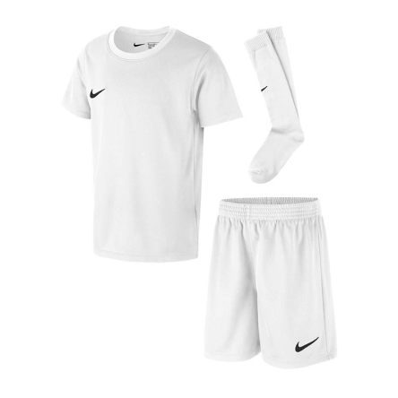 Komplet piłkarski juniorski Nike JR Dry Park rozmiar XL (122-128 cm) biały