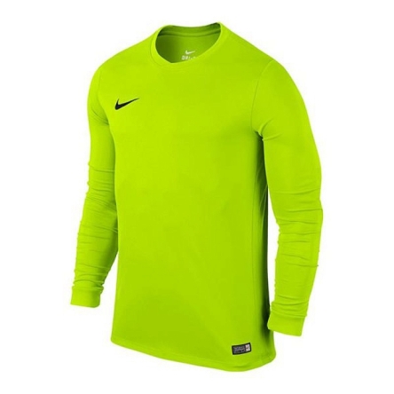 Koszulka juniorska z długim rękawem Nike JR Park VI t-shirt rozmiar S (128 cm) seledynowa