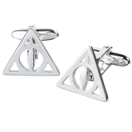 Harry Potter - spinki posrebrzane Deathly Hallows