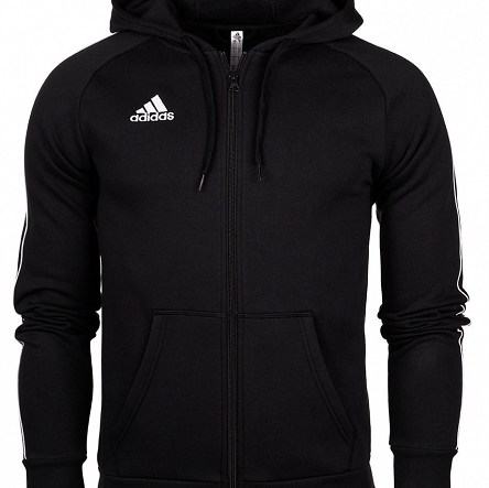 Bluza Adidas Core18 czarna XL rozpinana z kapturem