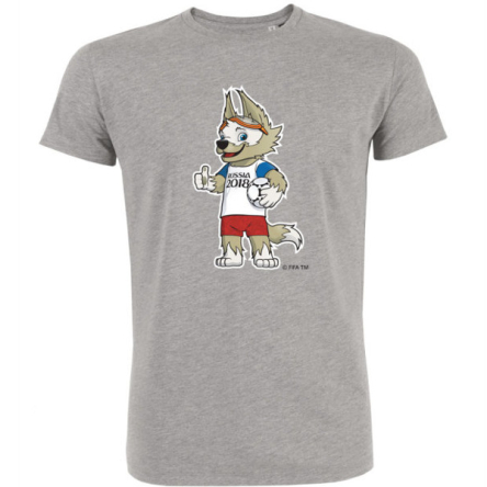 T-shirt World Cup 2018 Zabivaka (2018) rozmiar L szara