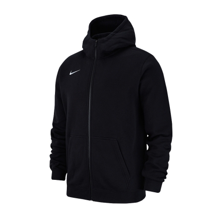 Bluza juniorska Nike JR Team Club 19 Fullzip Fleece Hoody rozmiar M (140 cm) czarna