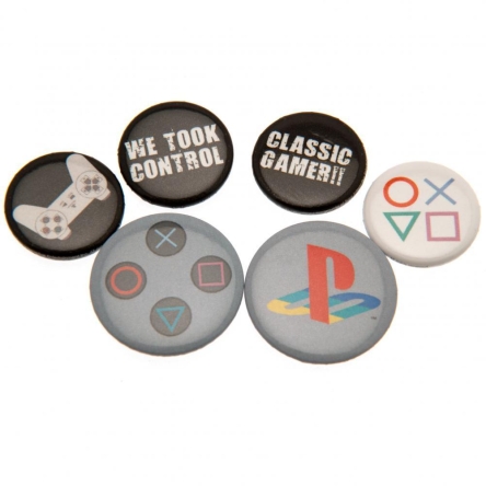 Playstation - zestaw przypinek