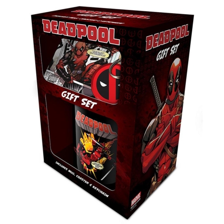 Deadpool - kubek z podstawką