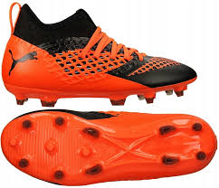 BUTY JUNIORSKIE PUMA FUTURE 2.3 NETFIT FG/AG JUNIOR rozmiar 32 pomarańczowe/czarne