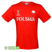 KOSZULKA POLSKA FIFA WORLD CUP 2018 (CZERWONA)