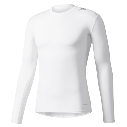 Koszulka męska adidas Techfit Base LS rozmiar XL biała