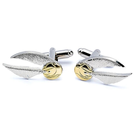 Harry Potter - spinki posrebrzane Golden Snitch