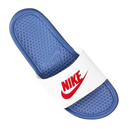 Klapki Nike Benassi JDI Slide rozmiar 45 niebieskie