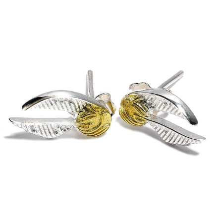 Harry Potter - kolczyki Golden Snitch