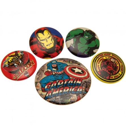 Marvel Comics - zestaw przypinek