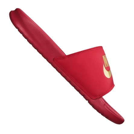 Klapki Nike Benassi JDI Slide rozmiar 44 czerwone/złote