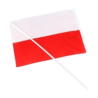Polska - flaga na patyczku