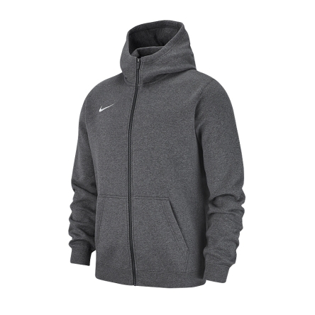 Bluza juniorska Nike JR Team Club 19 Fullzip Fleece Hoody rozmiar M (140 cm) szara