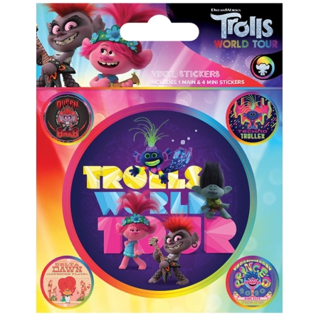 Trolle World Tour - naklejki