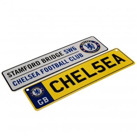 Chelsea Londyn - znak na okno i lodówkę