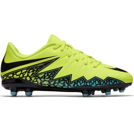 Buty juniorskie Nike Hypervenom Phelon II FG JR rozmiar 38,5 seledynowe