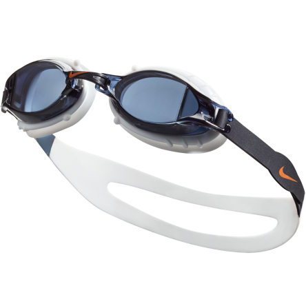 Okulary pływackie Nike Os Chrome JUNIOR rozmiar 8-14 lat biało-czarne