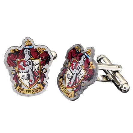 Harry Potter - spinki posrebrzane Gryffindor