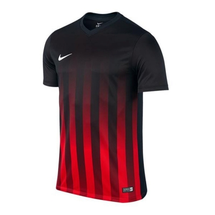 Koszulka Nike T-Shirt Striped Division Jersey II rozmiar S czarna/czerwona