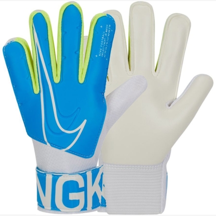 RĘKAWICE JUNIORSKIE NIKE GK MATCH JR FA19 rozmiar 8 niebieskie