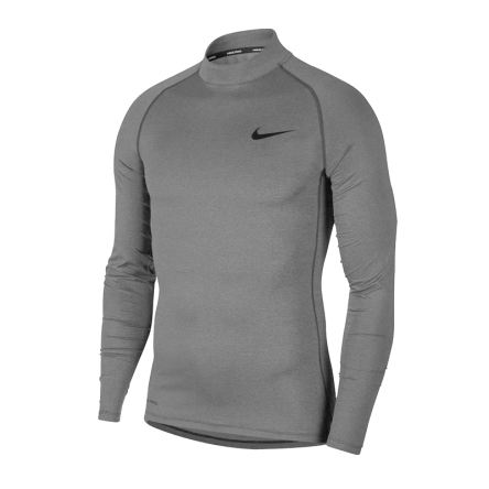 Koszulka Golf Nike Pro Top LS Tight Mock rozmiar L szary