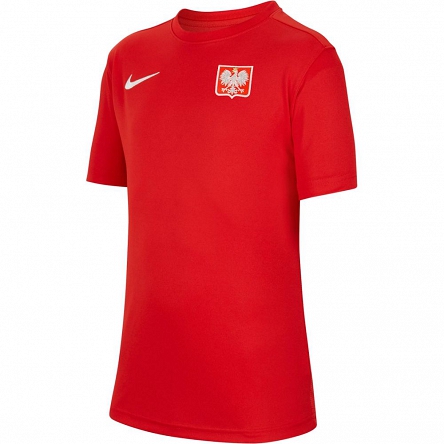 Polska - juniorska koszulka kibica reprezentacji Polski (NIKE) czerwona